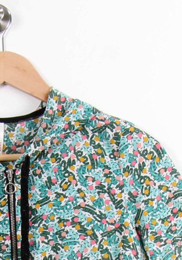 Robe Chemise Verte et Rose - Taille M/38 de la marque I.Code | PARAD64332 - Vendu par Paradigme - Image 3