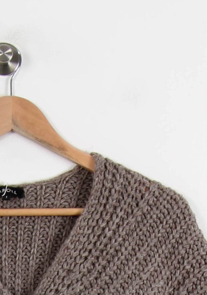 Cardigan Beige - Taille S/36 de la marque Caroll | PARAD63437 - Vendu par Paradigme - Image 3