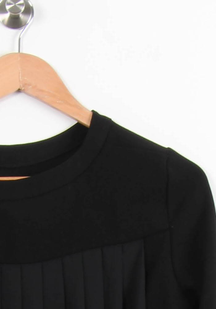 Robe Plissée Noire - Taille M/38 de la marque Claudie Pierlot | PARAD65124 - Vendu par Paradigme - Image 3