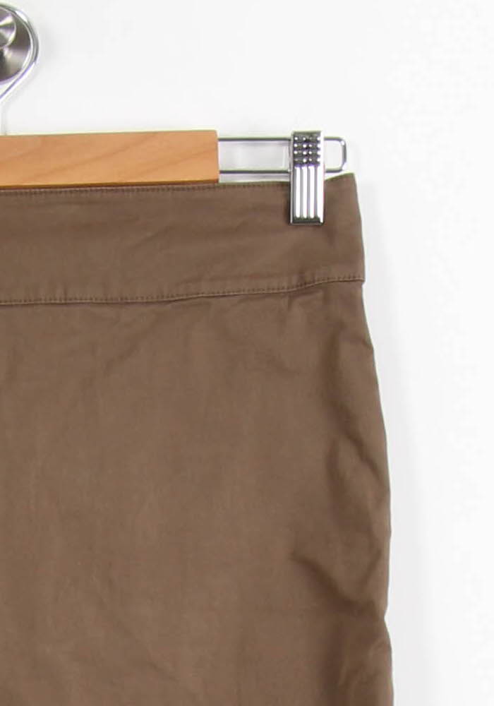 Jupe Droite Marron - Taille M/38 de la marque Max Mara | PARAD64317 - Vendu par Paradigme - Image 3