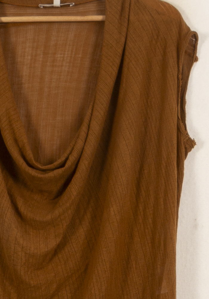 Tunique Marron - Taille S/36 de la marque Maje | PARAD31689 - Vendu par Paradigme - Image 3