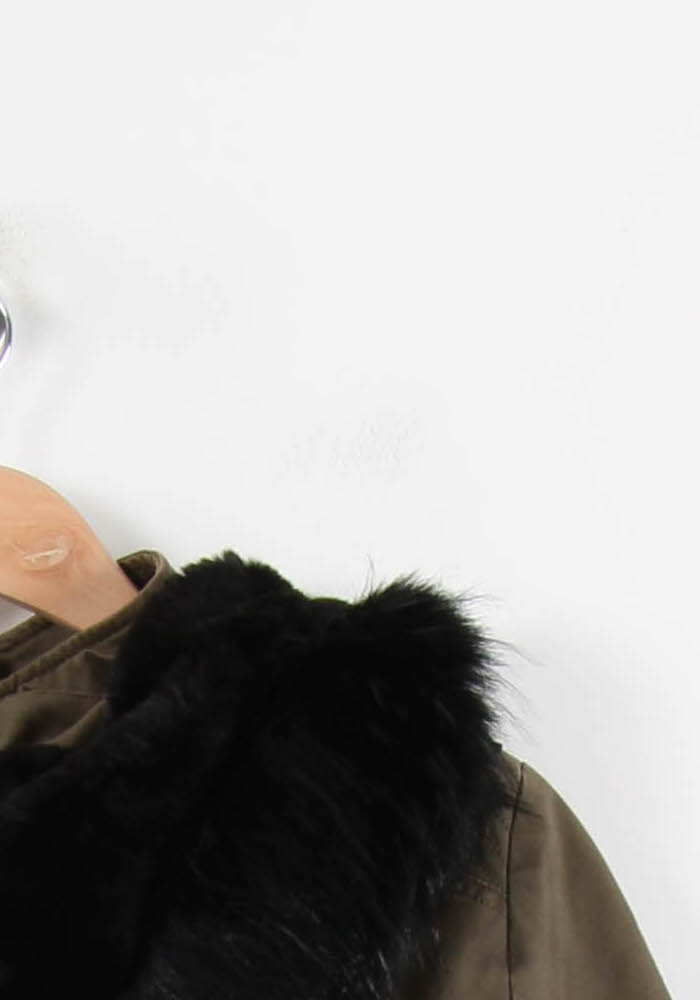 Parka Verte et Noire - Taille S/36 de la marque IKKS | PARAD51352 - Vendu par Paradigme - Image 3