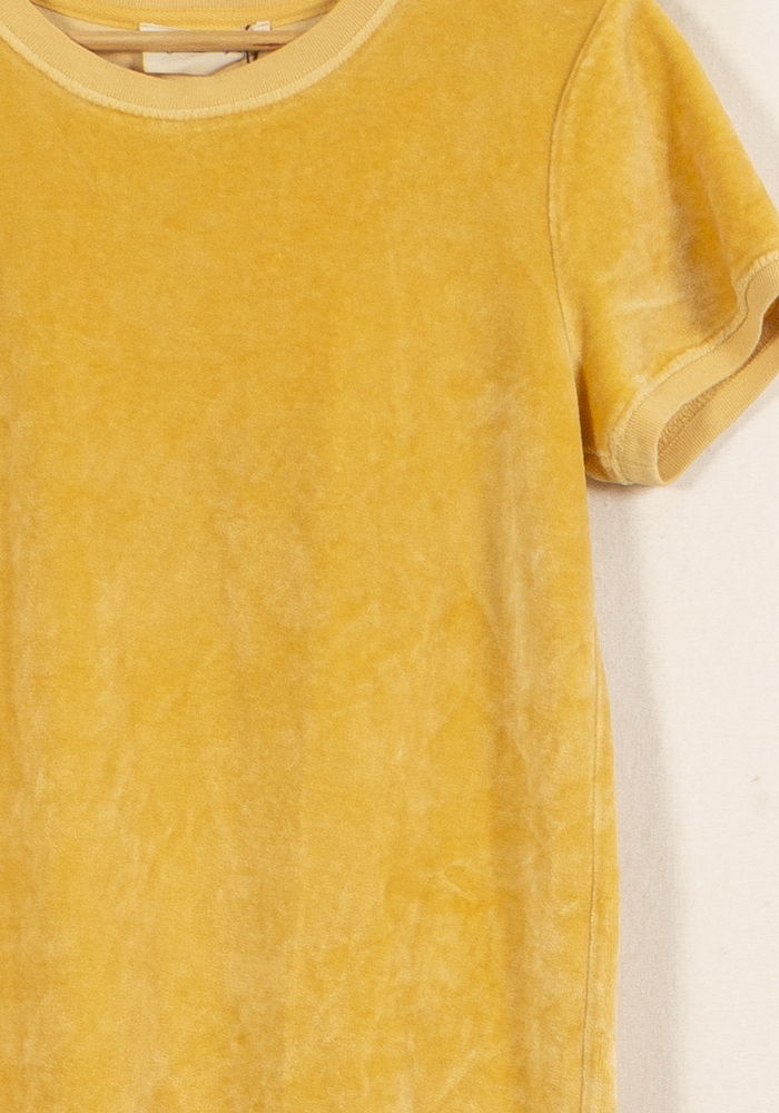 Robe T-shirt Jaune - Taille S/36 de la marque American Vintage | PARAD46045 - Vendu par Paradigme - Image 3