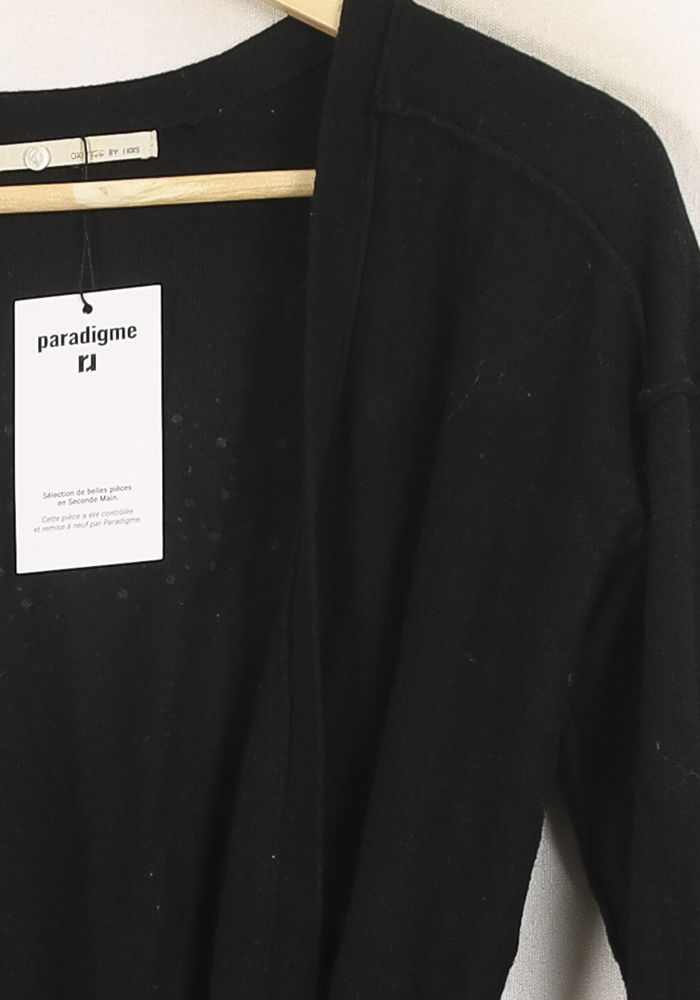 Cardigan Noir - Taille M/38 de la marque IKKS | PARAD36115 - Vendu par Paradigme - Image 3