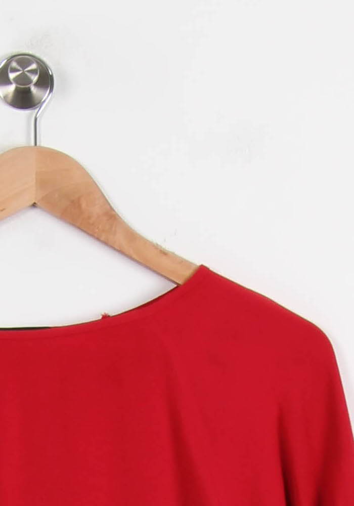 Blouse Rouge - Taille S/36 de la marque Maje | PARAD66853 - Vendu par Paradigme - Image 3