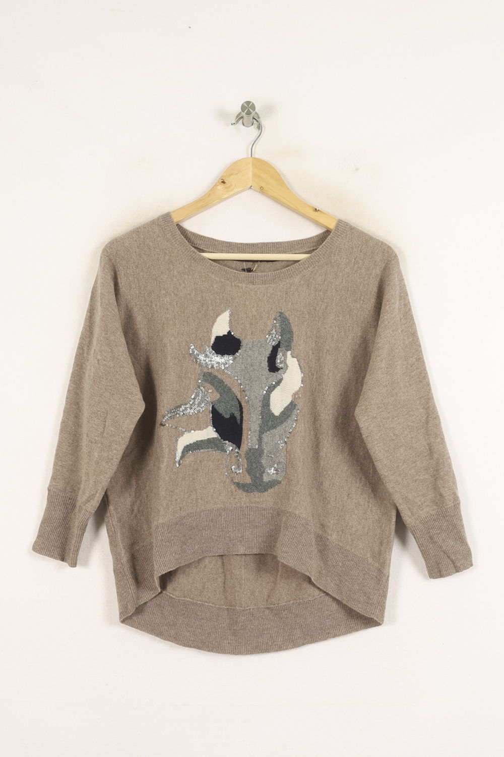Pull Beige - Taille S/36 de la marque Bérénice | PARAD73292 - Vendu par Paradigme - Image 2