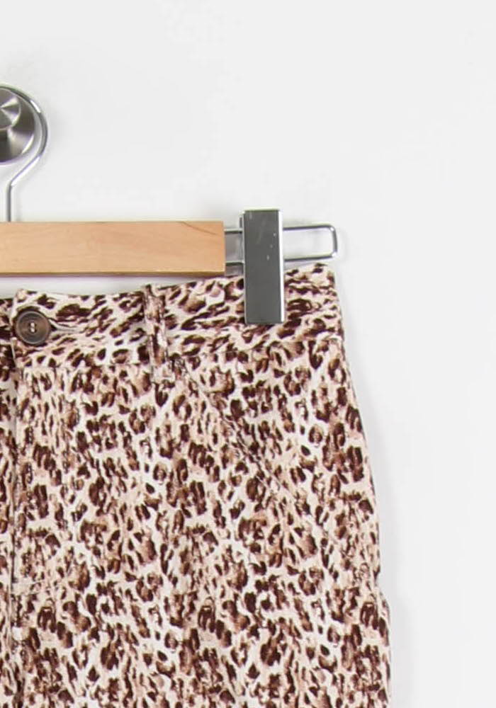 Pantalon Léopard Marron et Blanc - Taille S/36 de la marque ZAPA | PARAD53502 - Vendu par Paradigme - Image 3