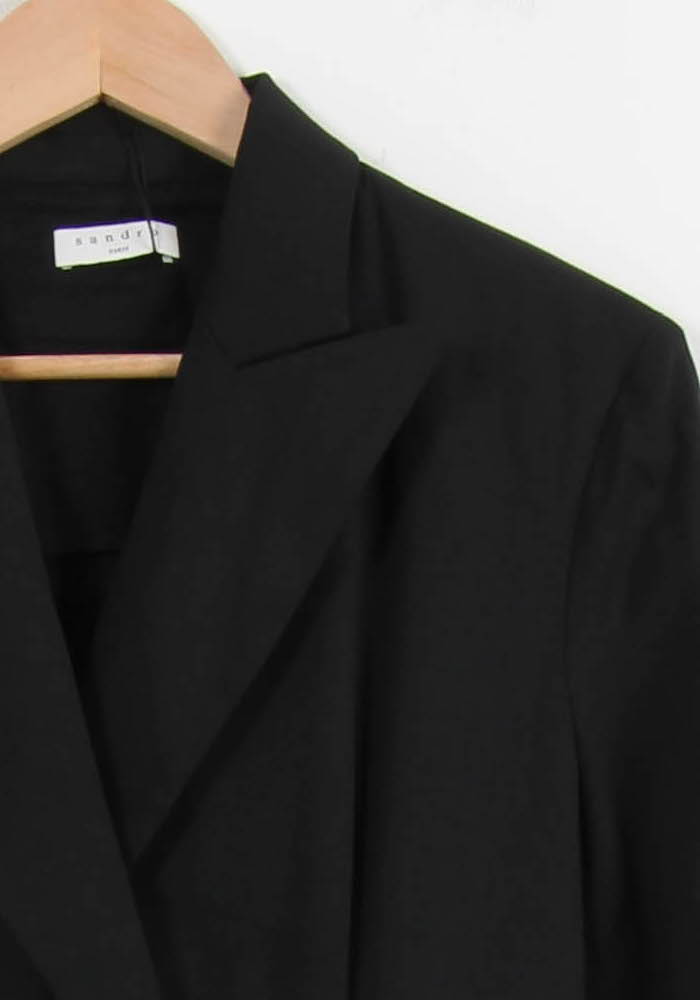 Combinaison Pantalon Noire - Taille M/38 de la marque Sandro | PARAD52112 - Vendu par Paradigme - Image 3