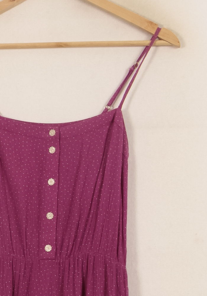 Robe Longue Violette - Taille XS/34 de la marque Des petits hauts | PARAD53606 - Vendu par Paradigme - Image 3