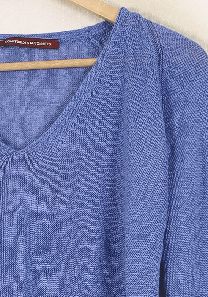 Pull Bleu - Taille XS/34 de la marque Comptoir des Cotonniers | PARAD69357 - Vendu par Paradigme - Image 3