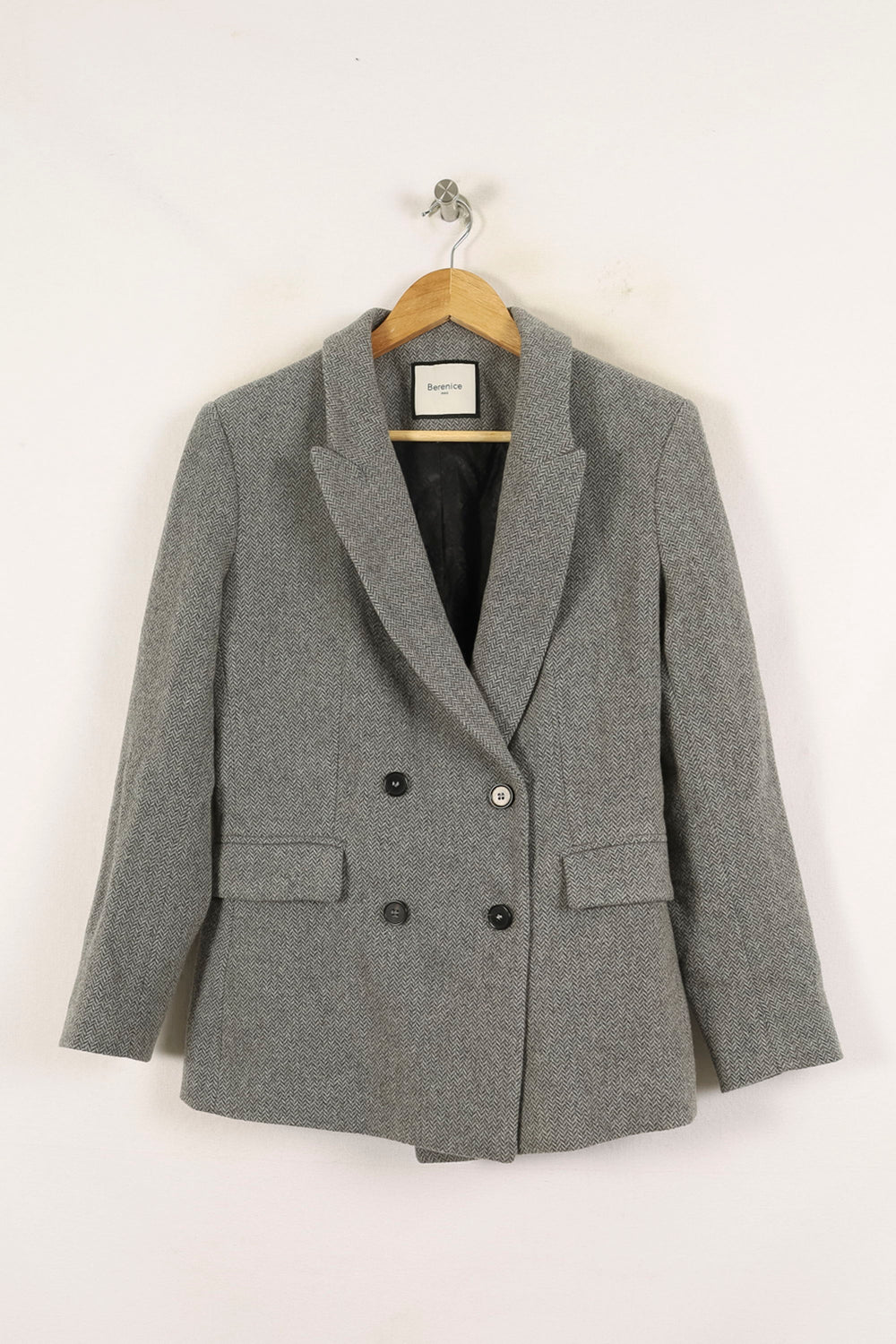 Blazer Gris - Taille S/36 de la marque Bérénice | PARAD72665 - Vendu par Paradigme - Image 2