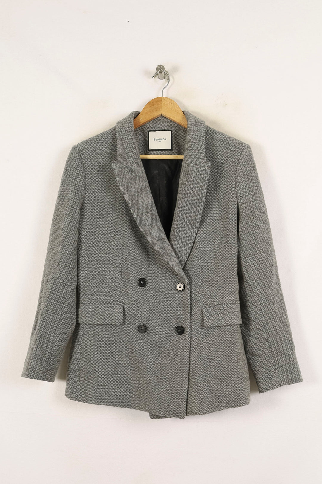 Blazer Gris - Taille S/36 de la marque Bérénice | PARAD72665 - Vendu par Paradigme - Image 2