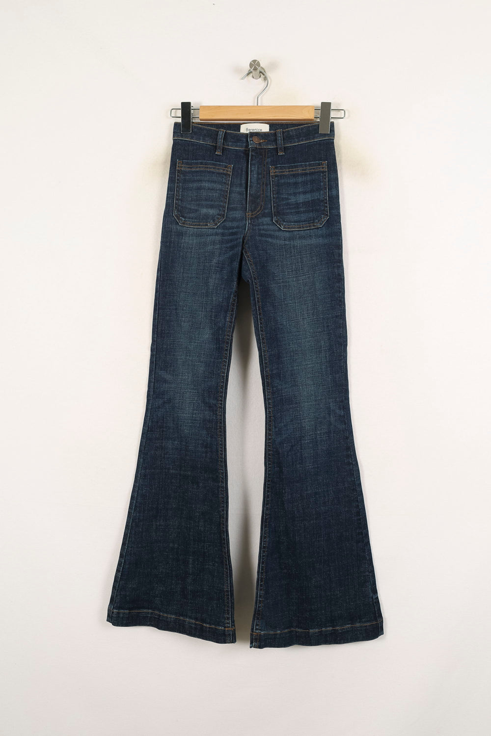 Jean Évasé Bleu - Taille S/36 de la marque Bérénice | PARAD72631 - Vendu par Paradigme - Image 2