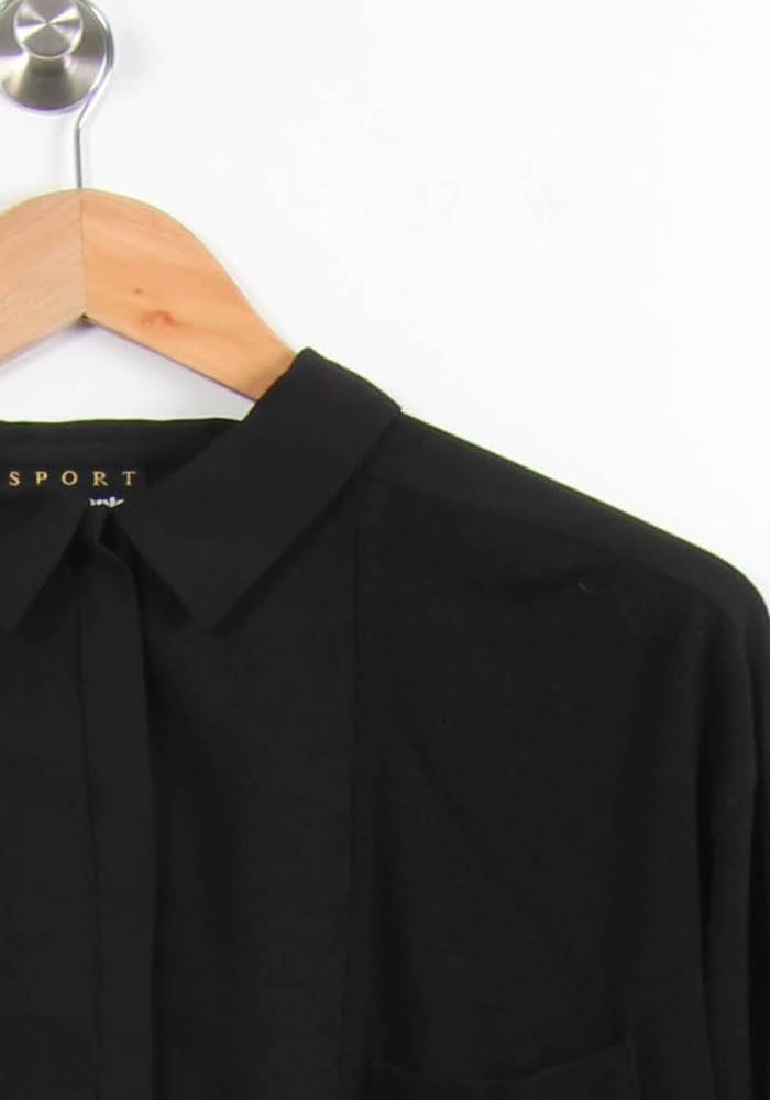 Chemise Noire - Taille S/36 de la marque The Kooples - Sport | PARAD65113 - Vendu par Paradigme - Image 3