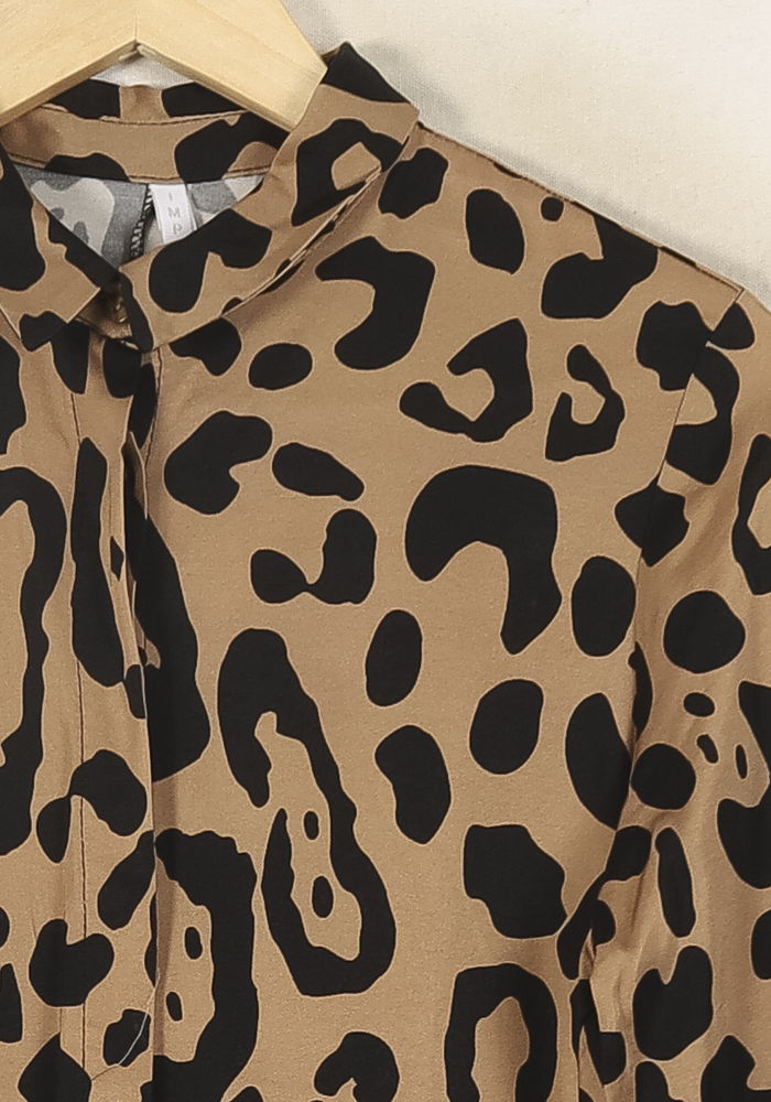 Chemise Beige et Noire - Taille S/36 de la marque Imperial | PARAD66956 - Vendu par Paradigme - Image 3