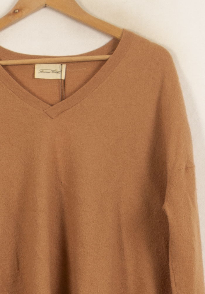 Pull Orange - Taille S/36 de la marque American Vintage | PARAD44620 - Vendu par Paradigme - Image 3