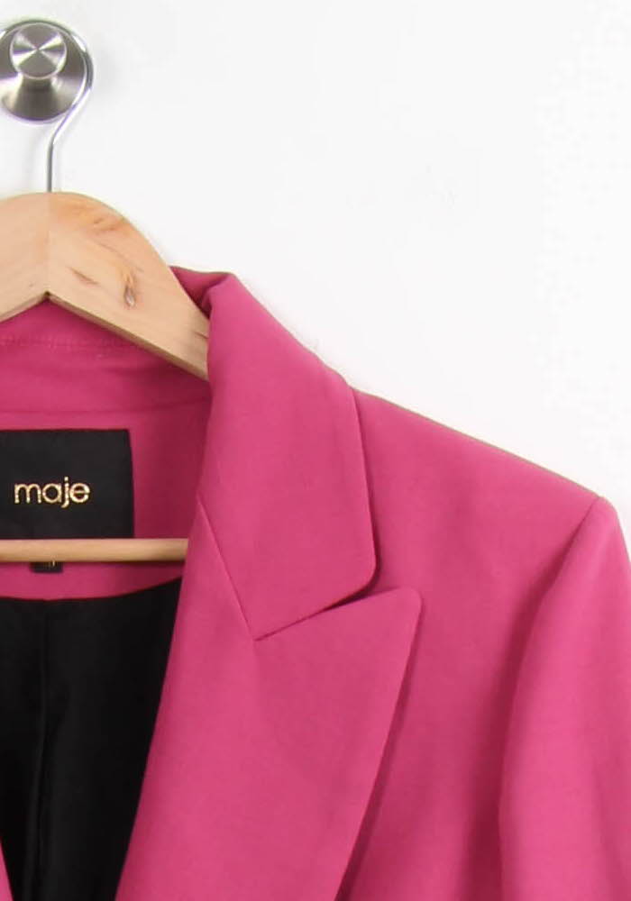 Veste Blazer Rose - Taille L/40 de la marque Maje | PARAD17923 - Vendu par Paradigme - Image 3
