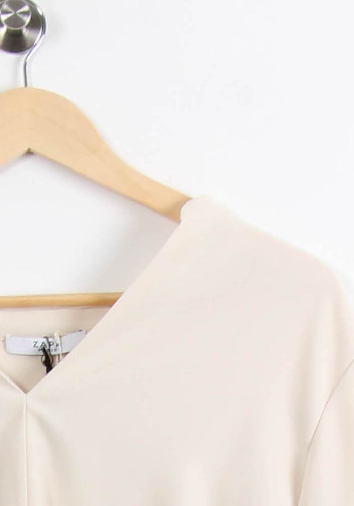 Blouse Beige - Taille L/40 de la marque ZAPA | PARAD64198 - Vendu par Paradigme - Image 3