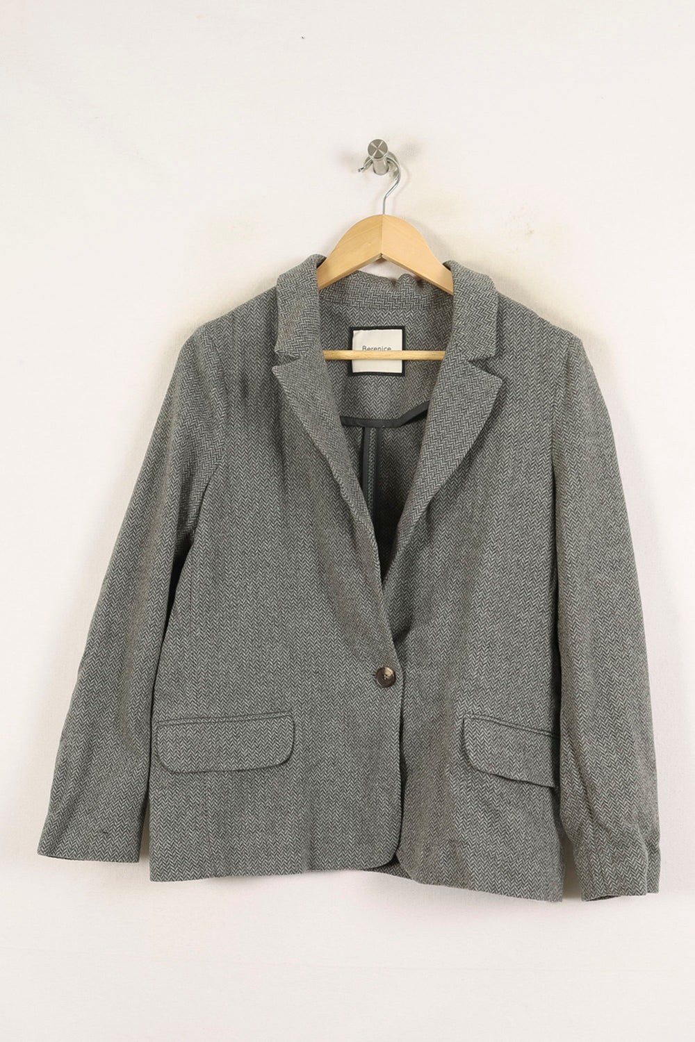 Blazer Gris - Taille S/36 de la marque Bérénice | PARAD72656 - Vendu par Paradigme - Image 2