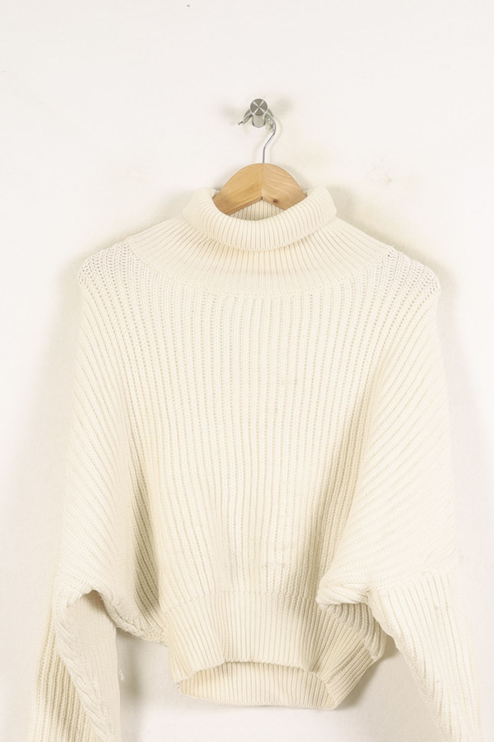 Pull Col Roulé Blanc - Taille S/36 de la marque Bérénice | PARAD73304 - Vendu par Paradigme - Image 2