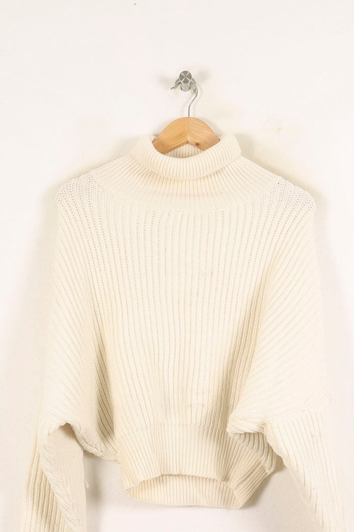 Pull Col Roulé Blanc - Taille S/36 de la marque Bérénice | PARAD73304 - Vendu par Paradigme - Image 2