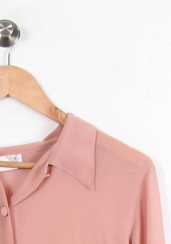 Chemise Rose - Taille L/40 de la marque Agnès b. | PARAD39695 - Vendu par Paradigme - Image 3