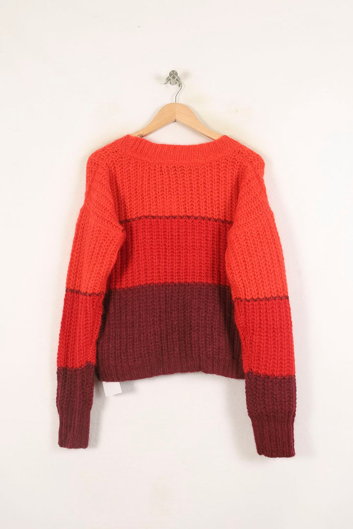 Pull Rouge et Bordeaux - Taille S/36 de la marque Bérénice | PARAD73294 - Vendu par Paradigme - Image 4