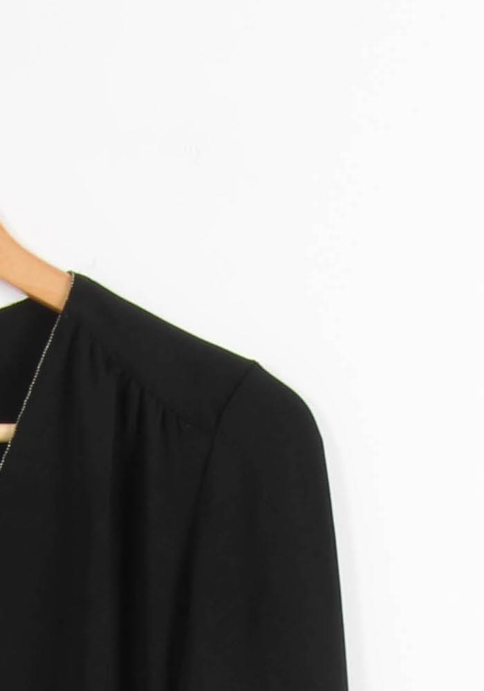 Robe Courte Noire - Taille XS/34 de la marque IKKS | PARAD65195 - Vendu par Paradigme - Image 3