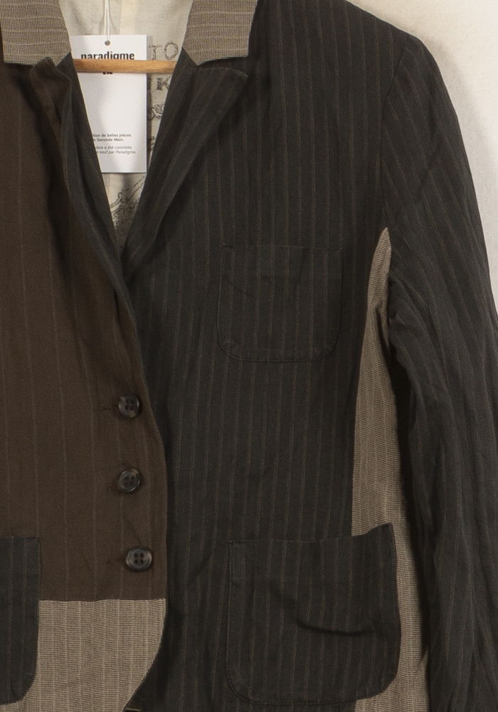 Blazer Gris et Marron - Taille XL/42 de la marque IKKS | PARAD63273 - Vendu par Paradigme - Image 3