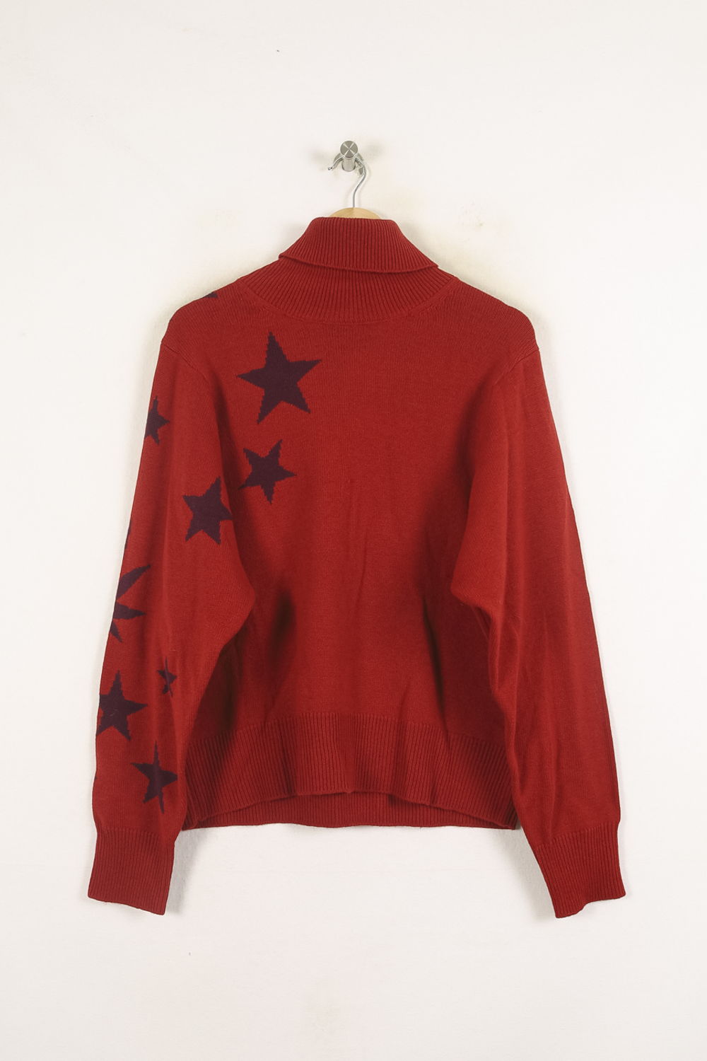 Pull Col Roulé Rouge et Noir - Taille S/36 de la marque Bérénice | PARAD73262 - Vendu par Paradigme - Image 4