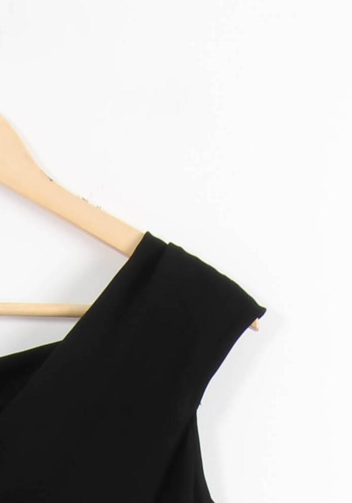 Robe Midi Noire - Taille M/38 de la marque Max Mara | PARAD64885 - Vendu par Paradigme - Image 3