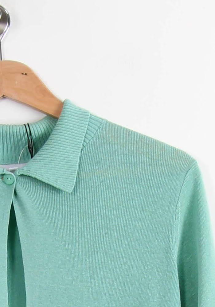 Cardigan Vert - Taille M/38 de la marque Agnès b. | PARAD55333 - Vendu par Paradigme - Image 3