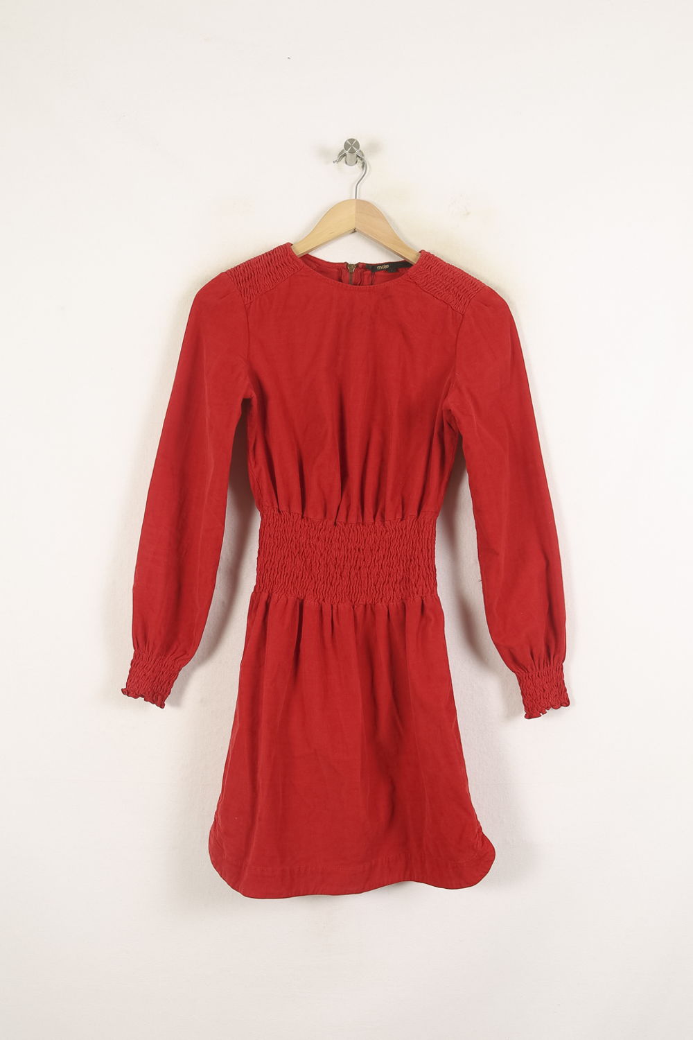 Robe Ajustée Rouge - Taille L/40 de la marque Maje | PARAD37371 - Vendu par Paradigme - Image 2