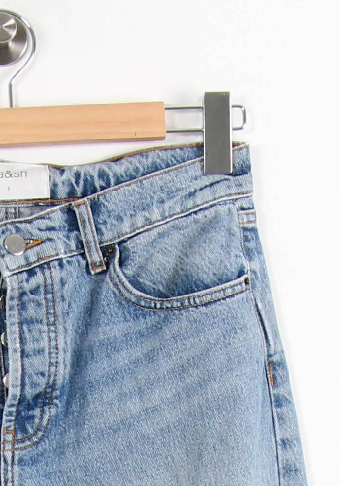 Jean Bleu - Taille S/36 de la marque ba&sh | PARAD51672 - Vendu par Paradigme - Image 3