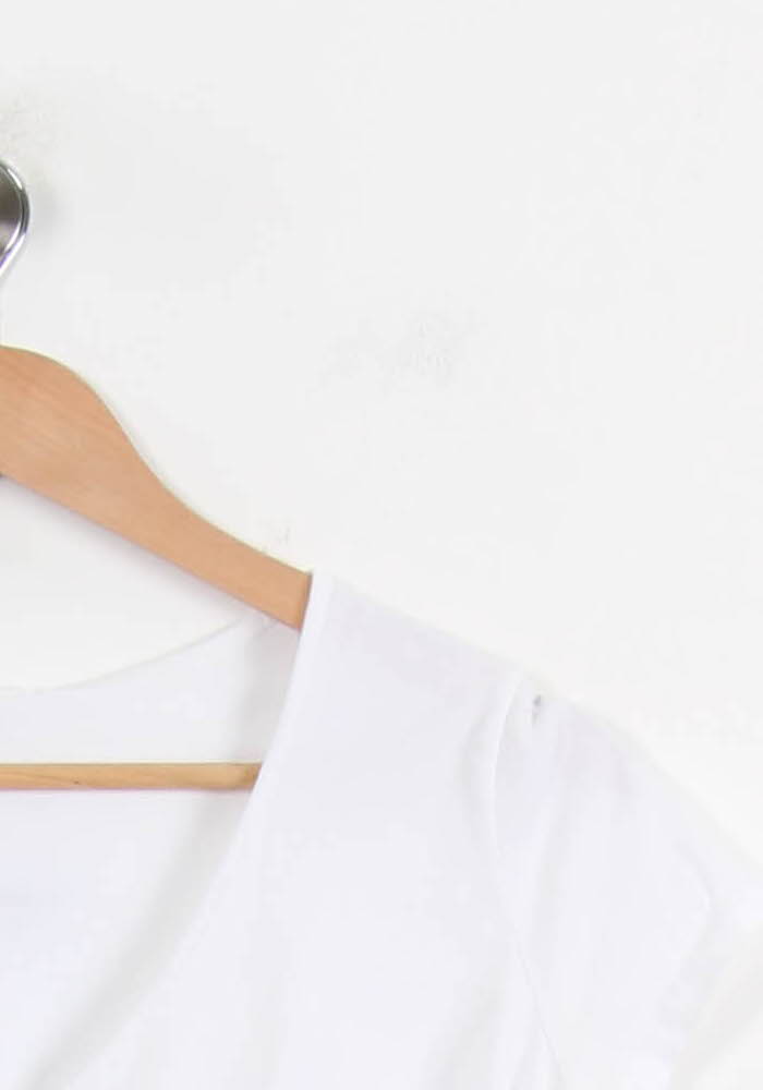 T-shirt Blanc - Taille XS/34 de la marque Comptoir des Cotonniers | PARAD53886 - Vendu par Paradigme - Image 3