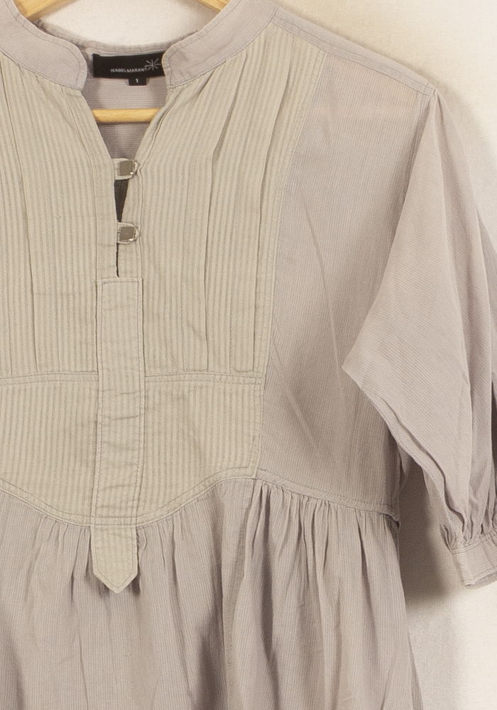Blouse Grise - Taille S/36 de la marque Isabel Marant | PARAD53971 - Vendu par Paradigme - Image 3