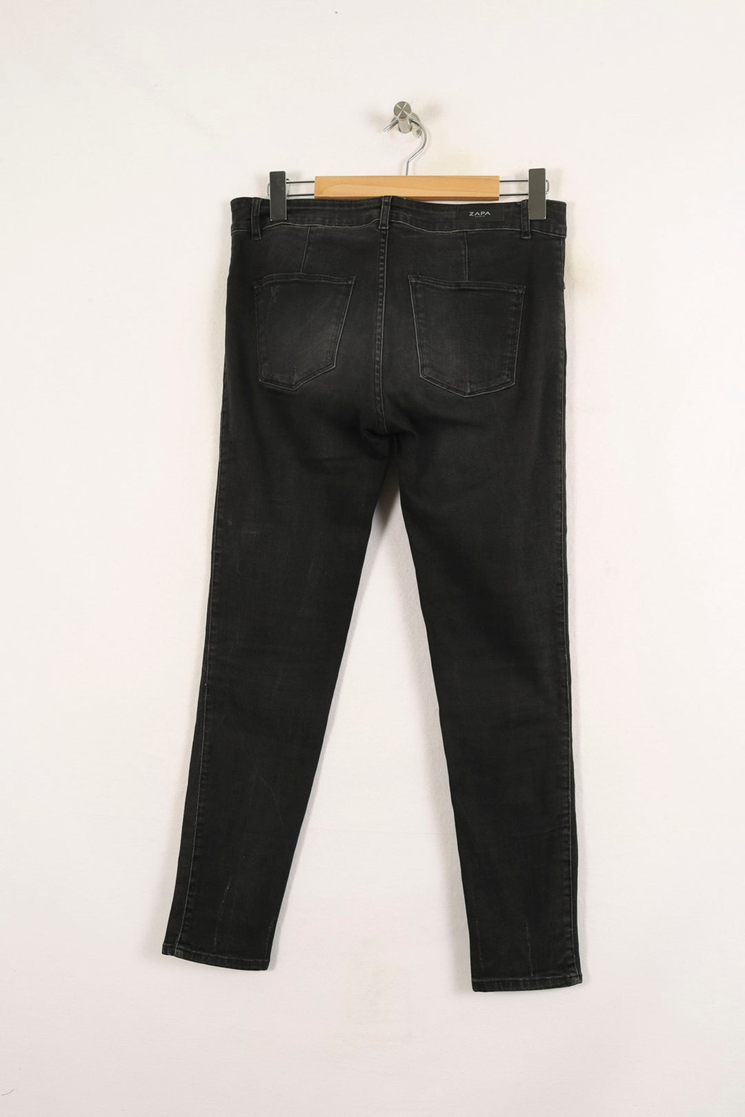 Jean Skinny Noir - Taille L/40 de la marque ZAPA | PARAD71711 - Vendu par Paradigme - Image 4