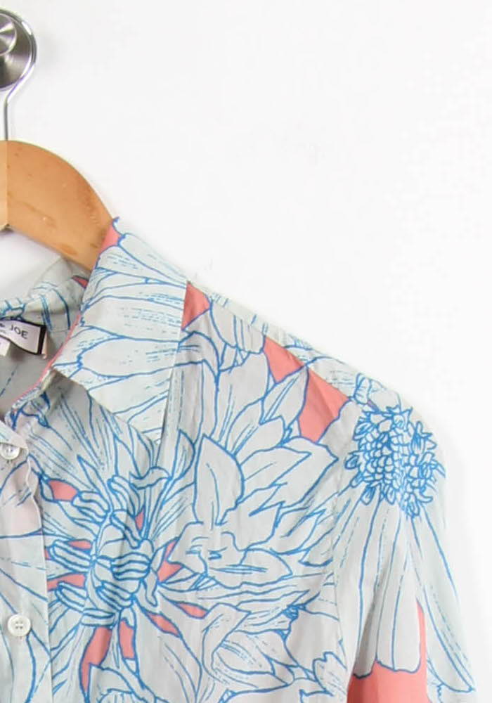 Chemise Fleurie Bleue et Rose - Taille S/36 de la marque Paul & Joe | PARAD65334 - Vendu par Paradigme - Image 3