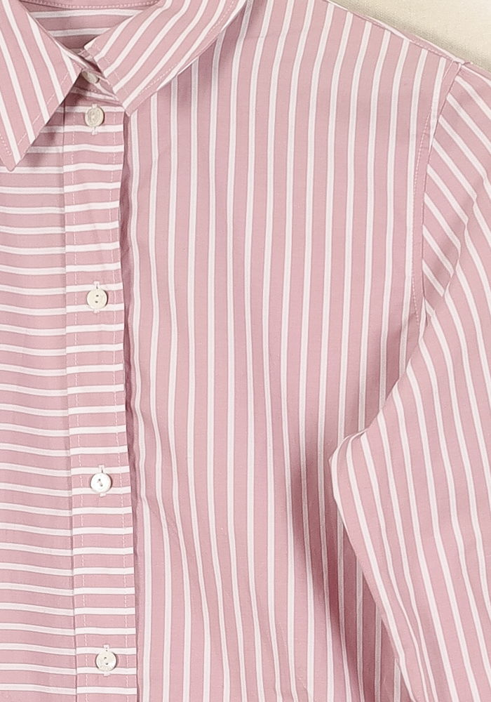 Chemise Rayée Rose et Blanche - Taille S/36 de la marque Ines de la Fressange Paris | PARAD67899 - Vendu par Paradigme - Image 3