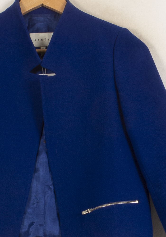 Veste Bleue - Taille S/36 de la marque Sandro | PARAD64213 - Vendu par Paradigme - Image 3
