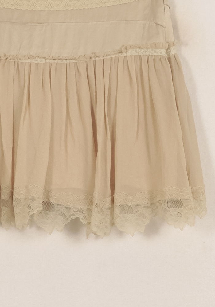 Jupe Courte Beige - Taille M/38 de la marque Sandro | PARAD63897 - Vendu par Paradigme - Image 3