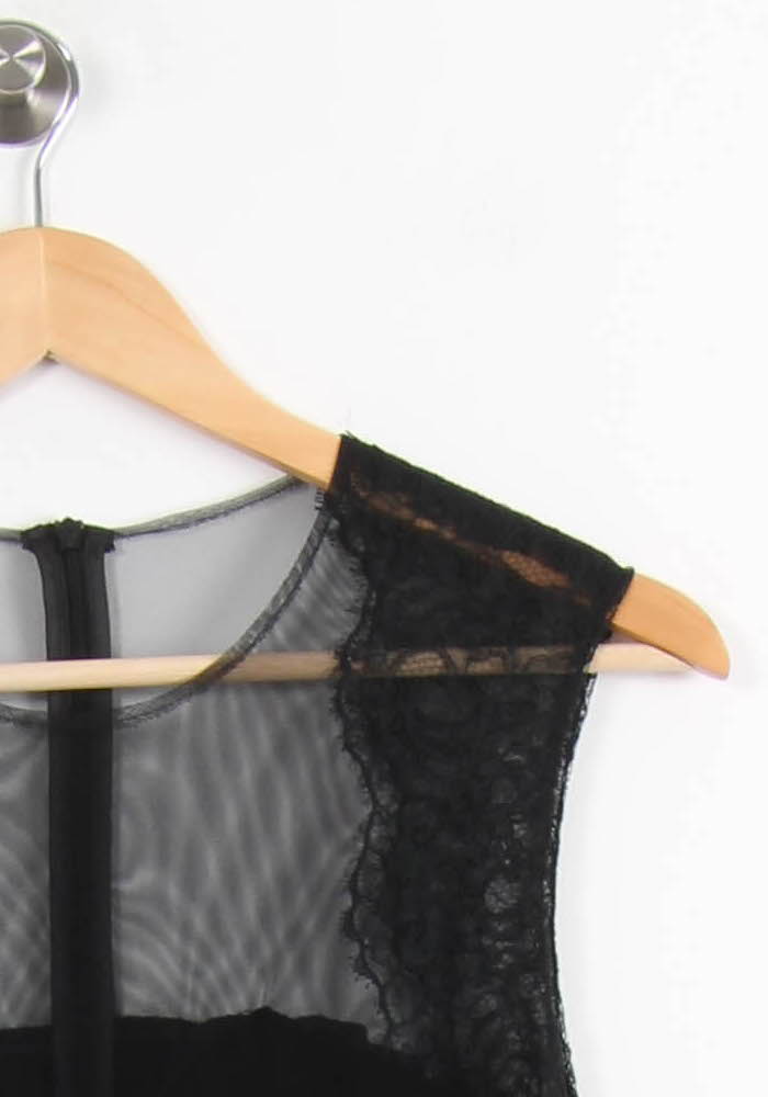 Robe Courte Noire - Taille L/40 de la marque Sandro | PARAD39842 - Vendu par Paradigme - Image 3