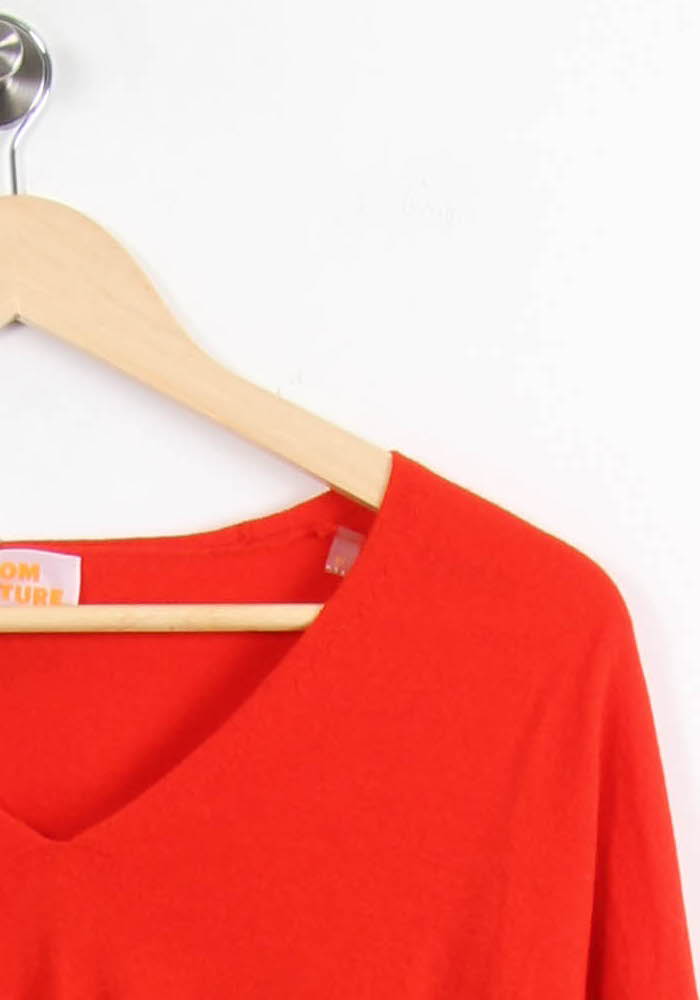 Pull Col V Rouge - Taille M/38 de la marque From Future | PARAD65346 - Vendu par Paradigme - Image 3