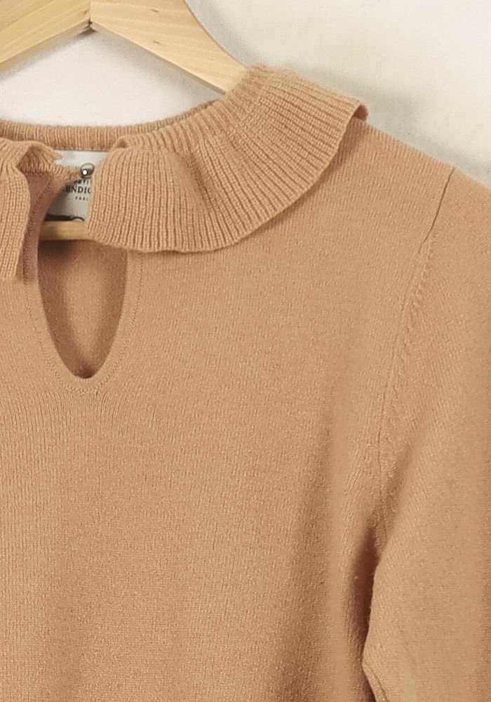 Pull Beige - Taille XS/34 de la marque Petite Mendigote | PARAD66788 - Vendu par Paradigme - Image 3