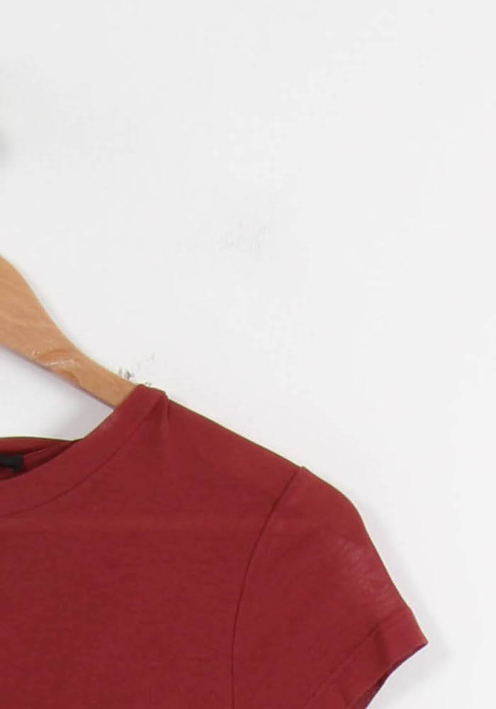 Tee-shirt Bordeaux - Taille XS/34 de la marque All Saints | PARAD67307 - Vendu par Paradigme - Image 3