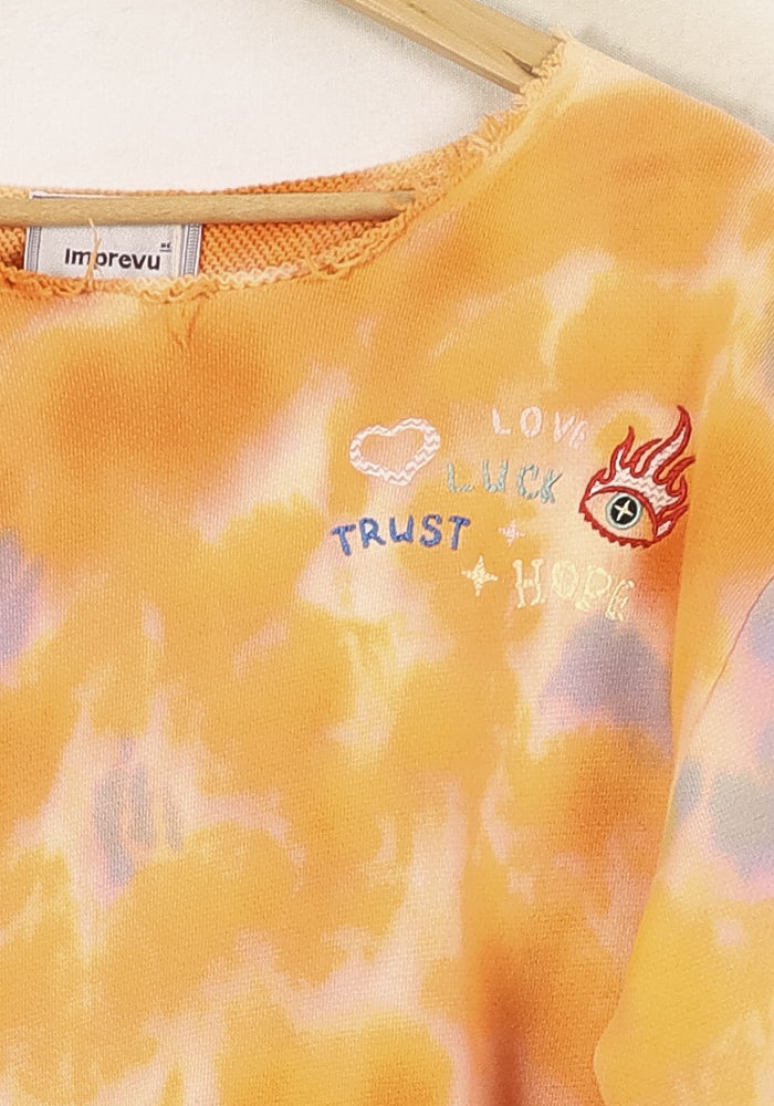 Sweat Orange et Violet - Taille S/36 de la marque Imprevu | PARAD28661 - Vendu par Paradigme - Image 3