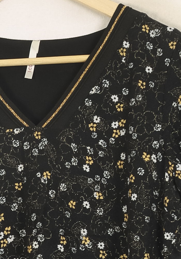 Blouse Noire et Jaune - Taille XL/42 de la marque I.Code | PARAD52742 - Vendu par Paradigme - Image 3