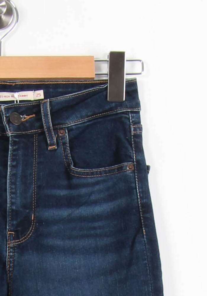 Jean Skinny Bleu - Taille XS/34 de la marque Levi's | PARAD64942 - Vendu par Paradigme - Image 3