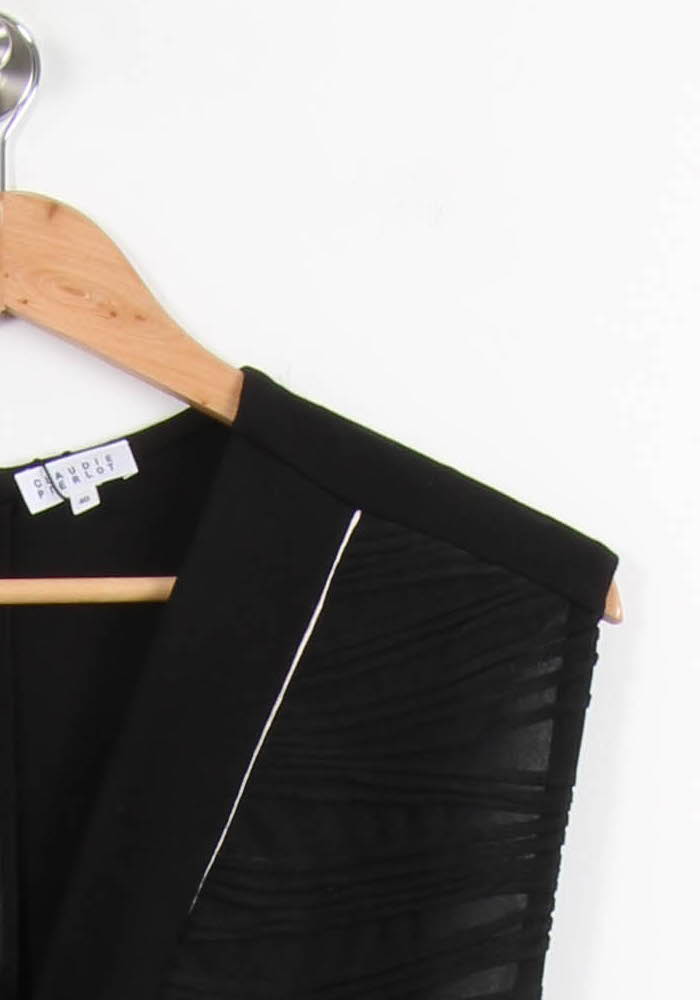 Robe Noire - Taille L/40 de la marque Claudie Pierlot | PARAD55354 - Vendu par Paradigme - Image 3