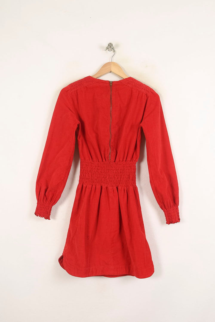 Robe Ajustée Rouge - Taille L/40 de la marque Maje | PARAD37371 - Vendu par Paradigme - Image 4